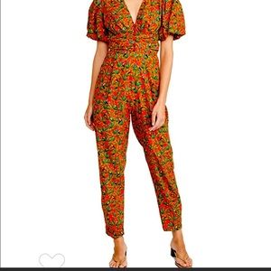 Farm Rio Tucán Jumpsuit, gently worn, beautiful staple to have in your closet!